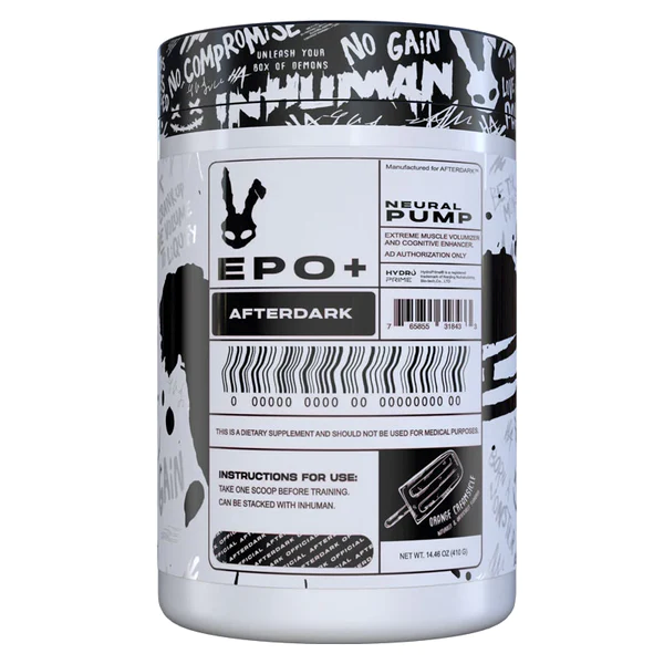 AfterDark EPO+ Stim Free Pre Workout 410g Sour Buddy
