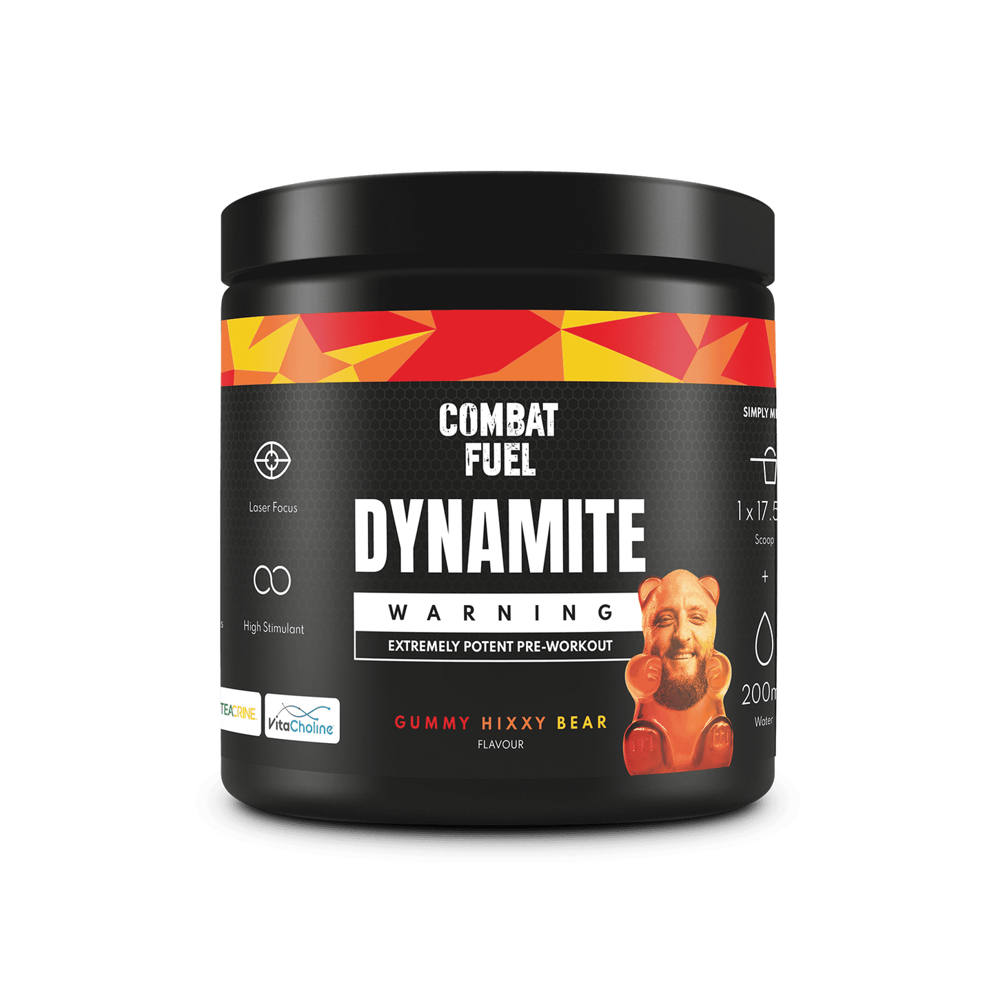 Combat Fuel Dynamite Pre-Workout 350g Gummy Hixxy Bear