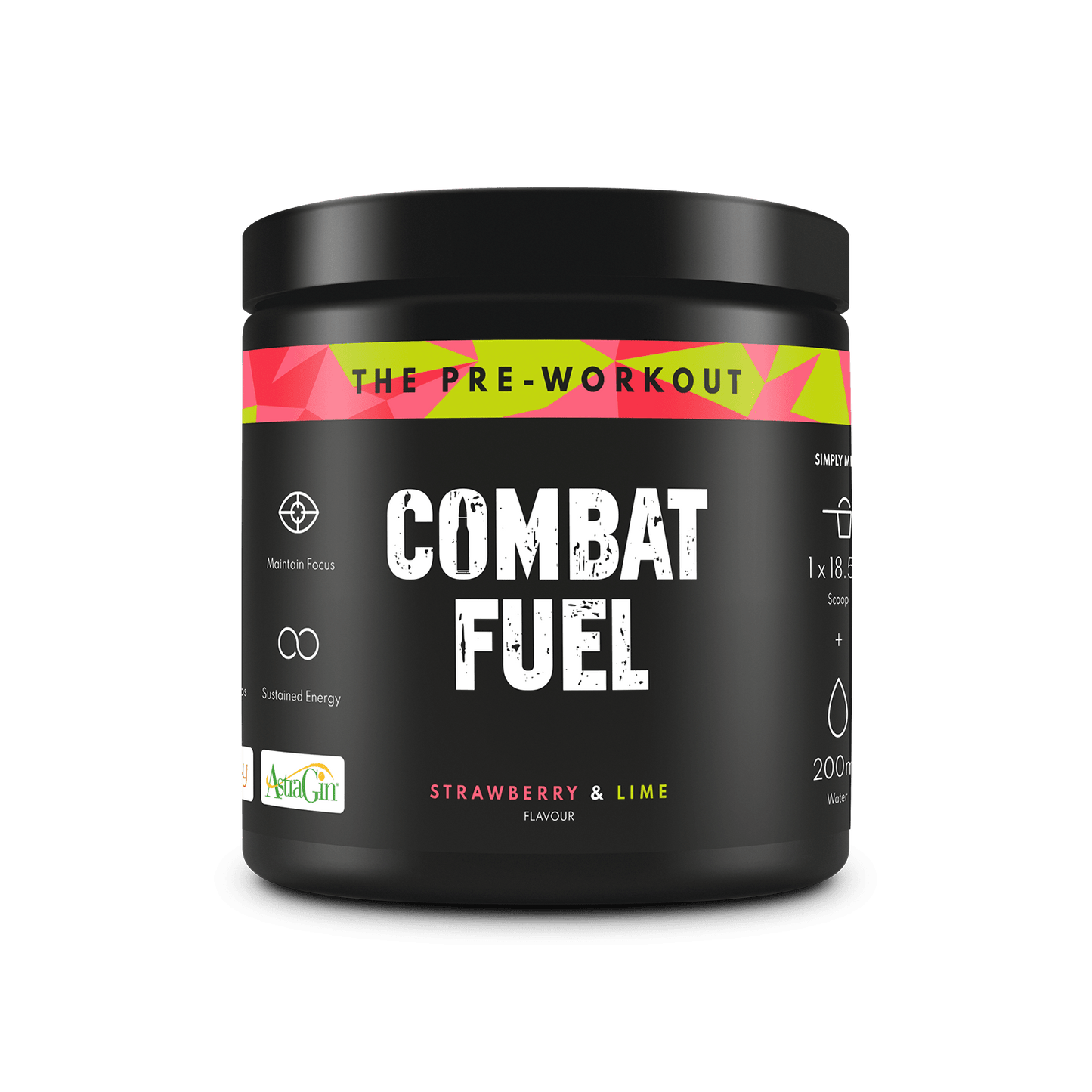 Combat Fuel The Pre-Workout 350g Strawberry & Lime