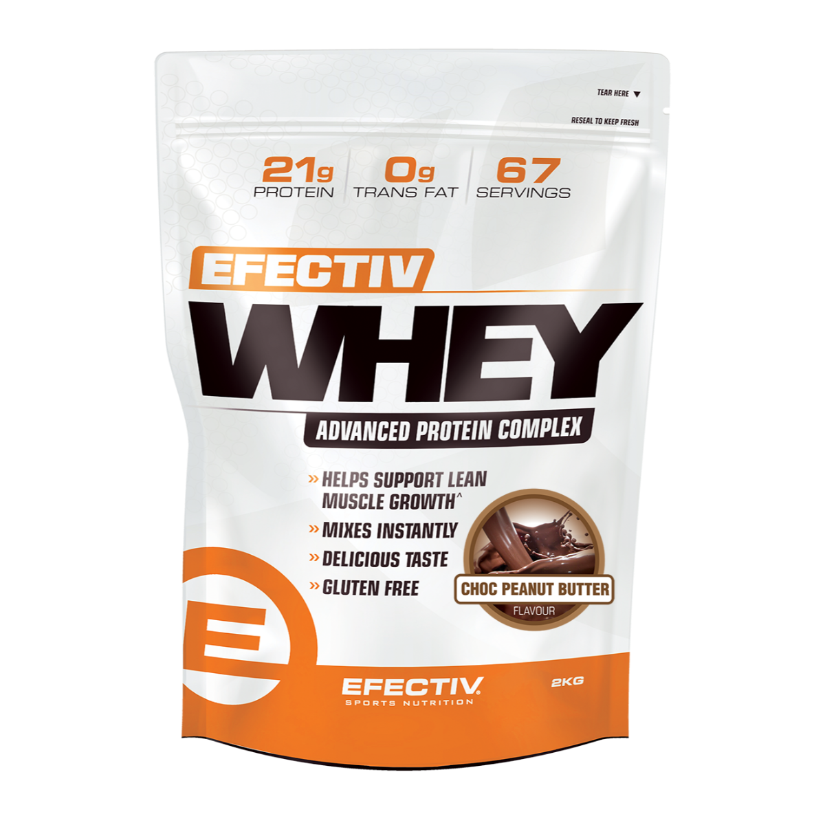 Efectiv Nutrition Whey Protein 2kg Peanut Butter Cups