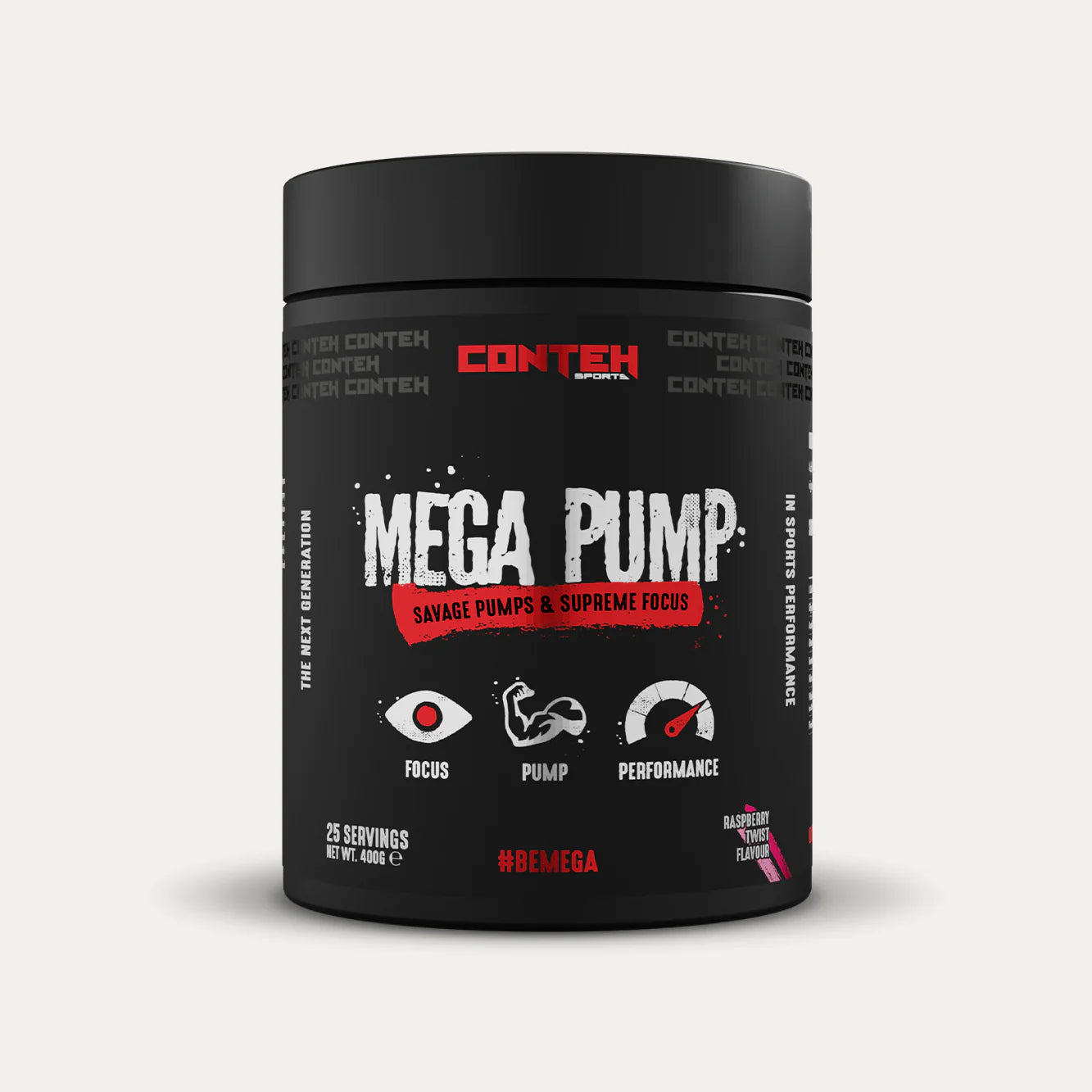 Conteh Sports Mega Pump 400g Raspberry Twist
