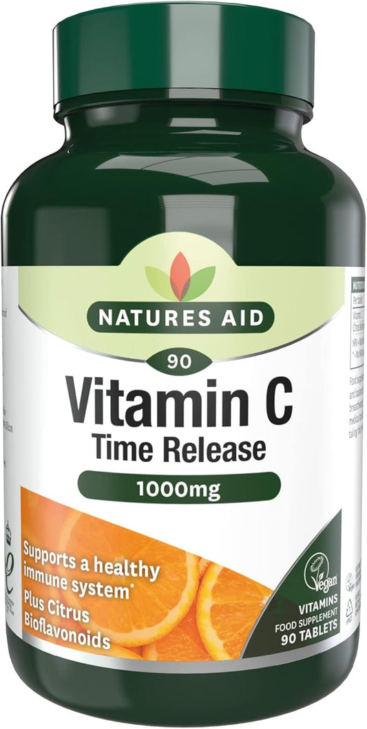 Natures Aid Vitamin C 1000mg Time Release 90 Tabs