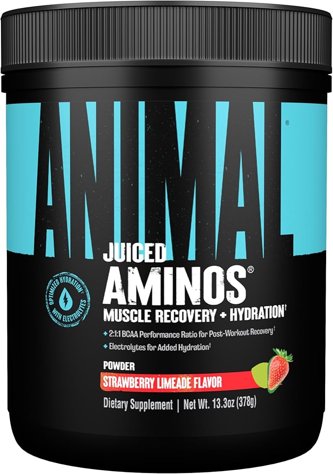 Animal Juiced Aminos 378g Strawberry Limeade