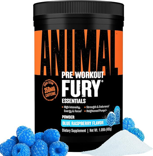 Animal Fury 495g Blue Raspberry