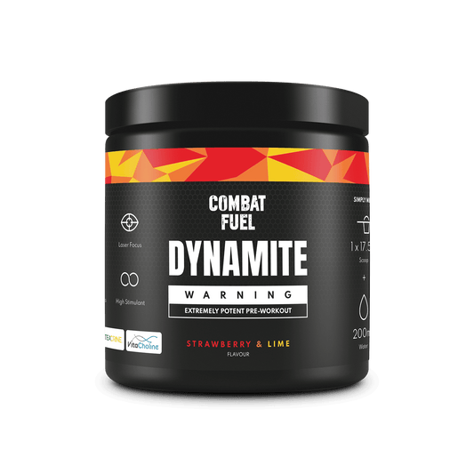 Combat Fuel Dynamite Pre-Workout 350g Strawberry & Lime
