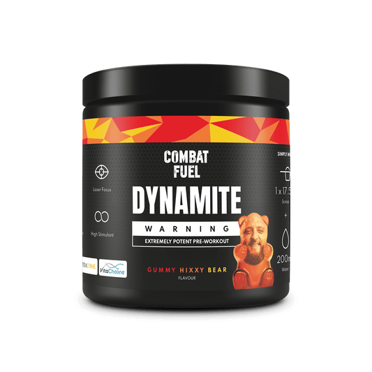Combat Fuel Dynamite Pre-Workout 350g Gummy Hixxy Bear