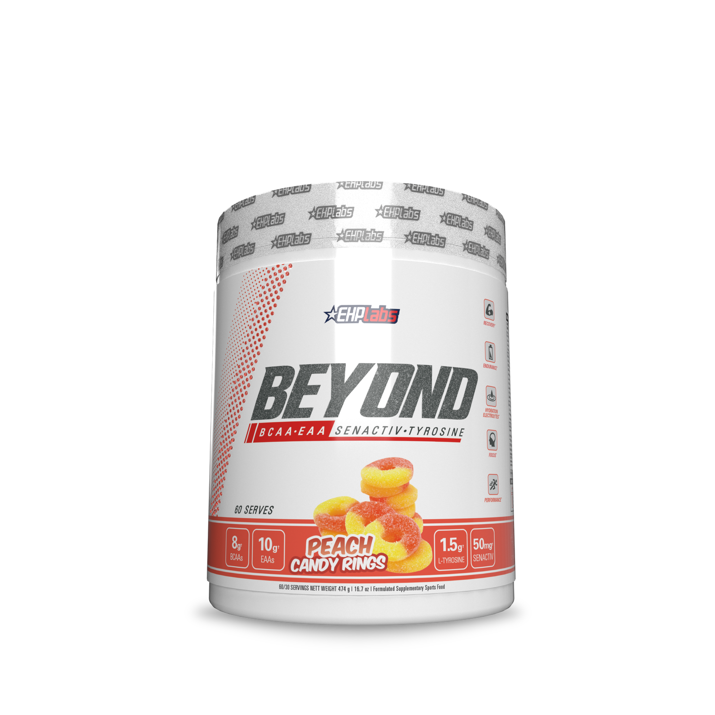 EHP Labs OxyShred 300g Peach Candy Rings