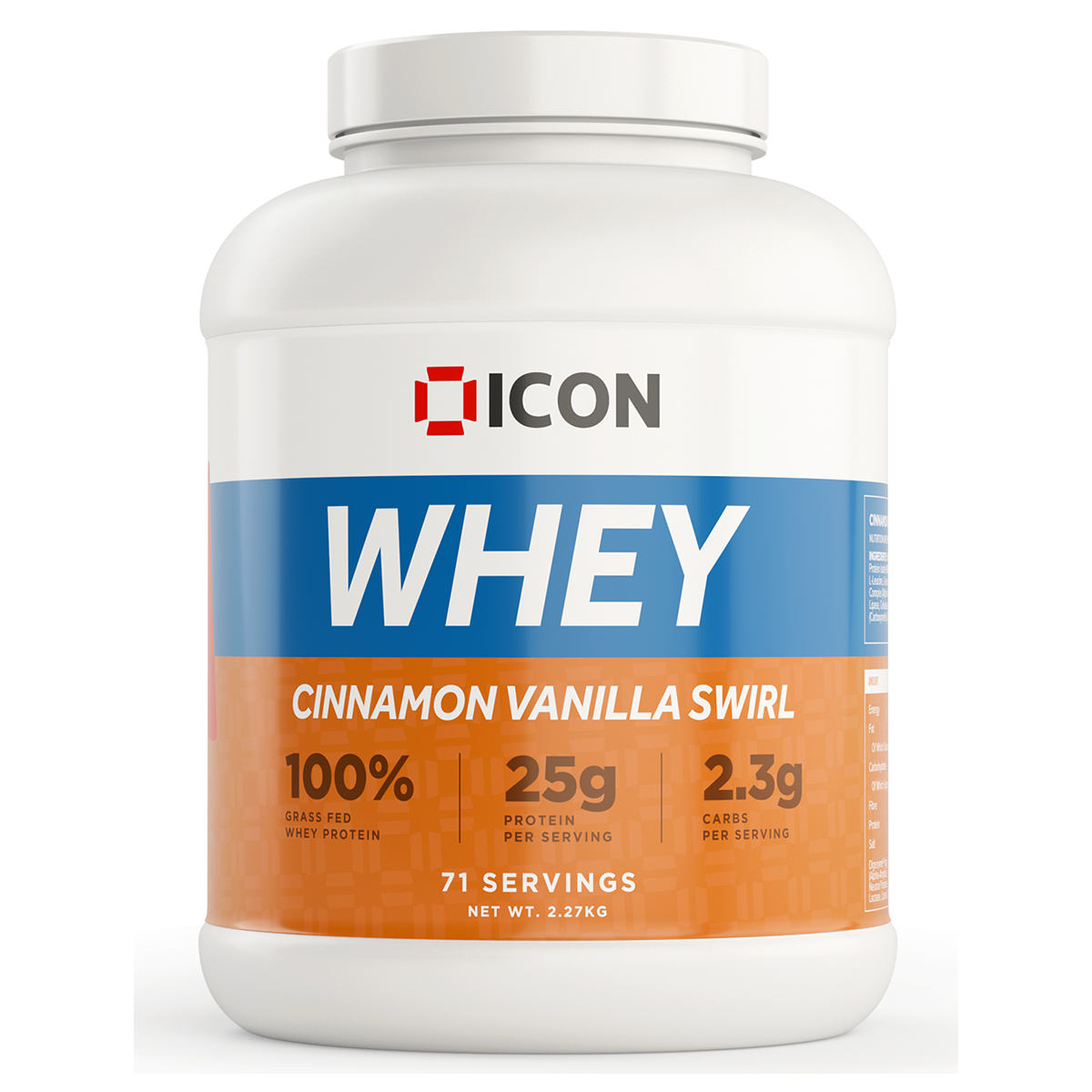 ICON Nutrition 100% Whey Protein (2.27kg)