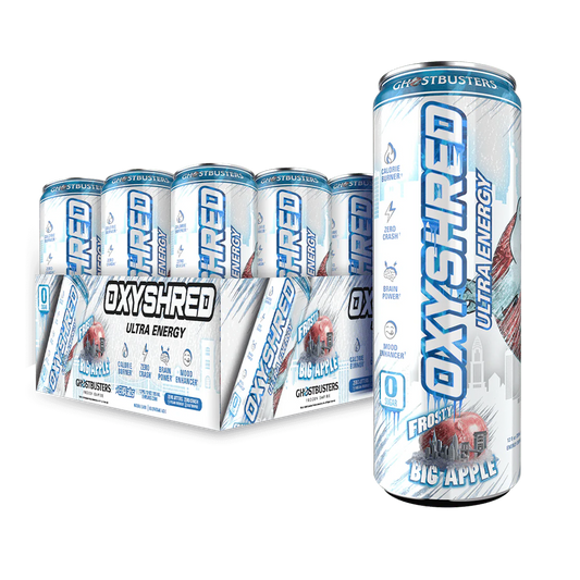 EHP Labs OxyShred Ultra Energy Drink RTD 12x355ml Big Frosty Apple (Ghostbusters)
