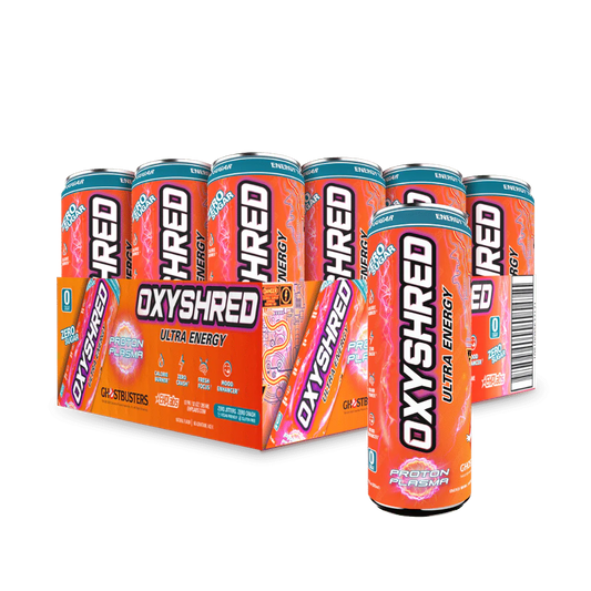 EHP Labs OxyShred Ultra Energy Drink RTD 12x355ml Proton Plasma (Ghostbusters)