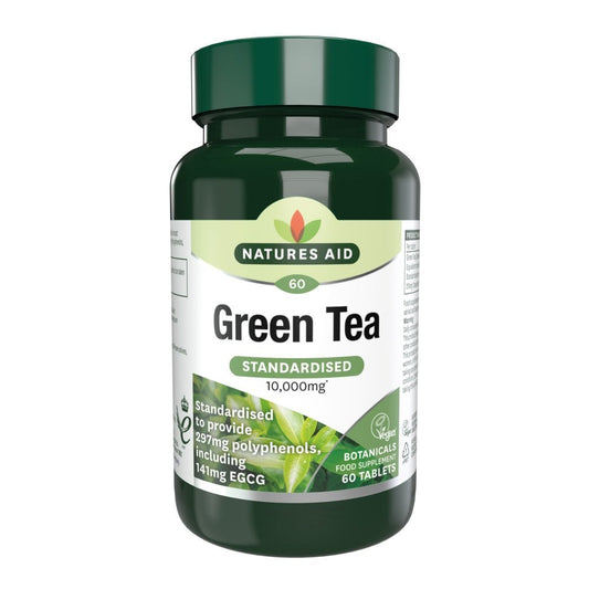 Natures Aid Green Tea 10,000mg 60 Tabs